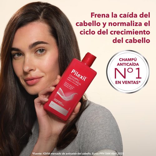 Pilexil Anti-Hair Loss Shampoo - Strengthens Hair & Reduces Thinning | 300mL Size