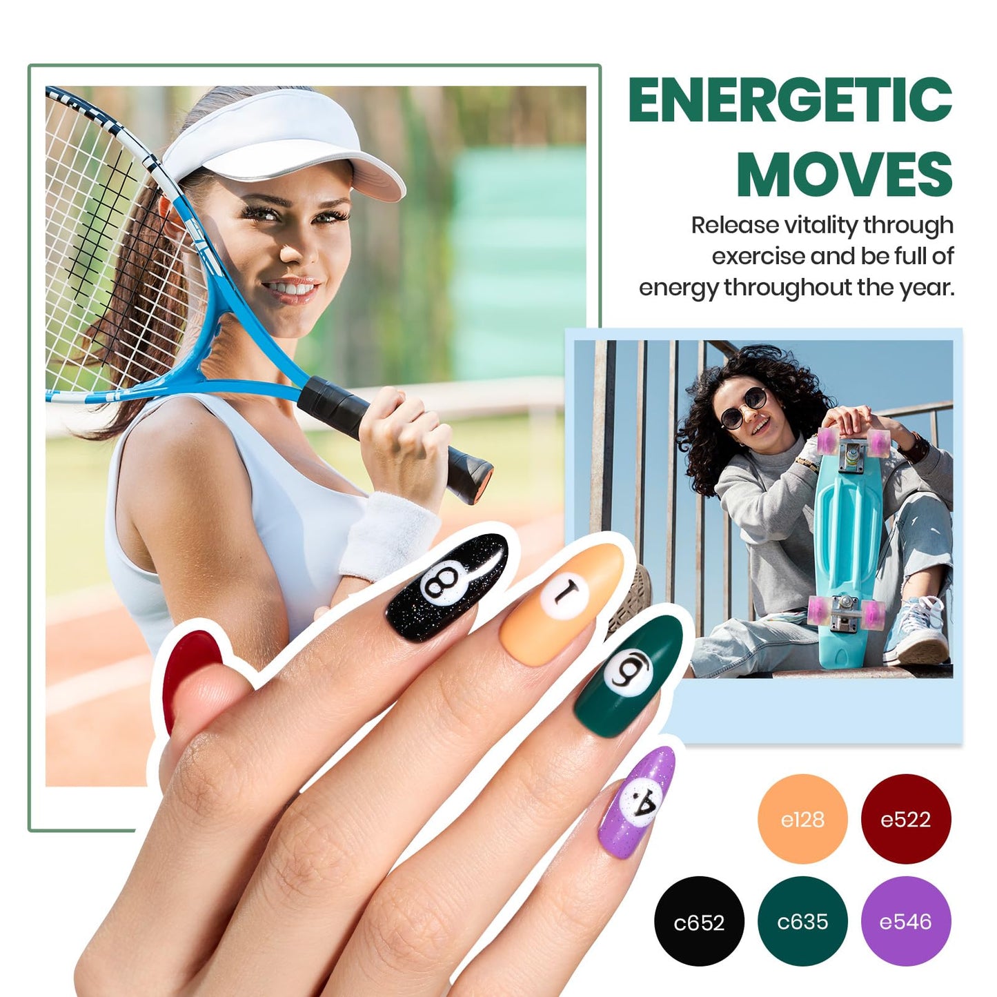 Beetles Spring Gel Nail Polish Kit with Uv Light, 37Pcs 25 Colors Pastel Gel Polish Starter Kit, Green Pink Red Blue Purple Gel Polish for Beginners with Everything Manicure Tools Gift for Women