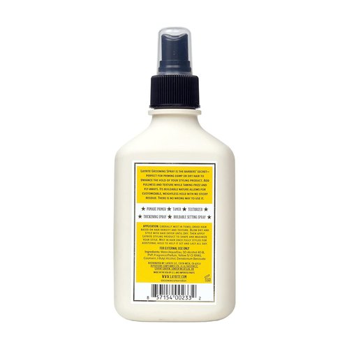 Layrite Grooming Spray - 6.7 Oz | Strong Hold & Natural Finish for Effortless Styling