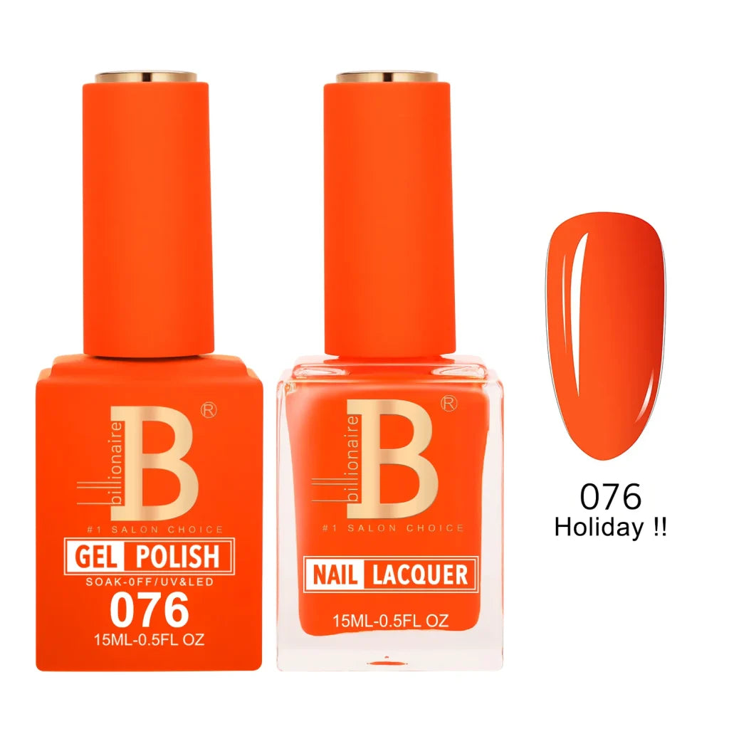 Matching Gel & Lacquer Nail Polish Duo Set - Multiple Colors