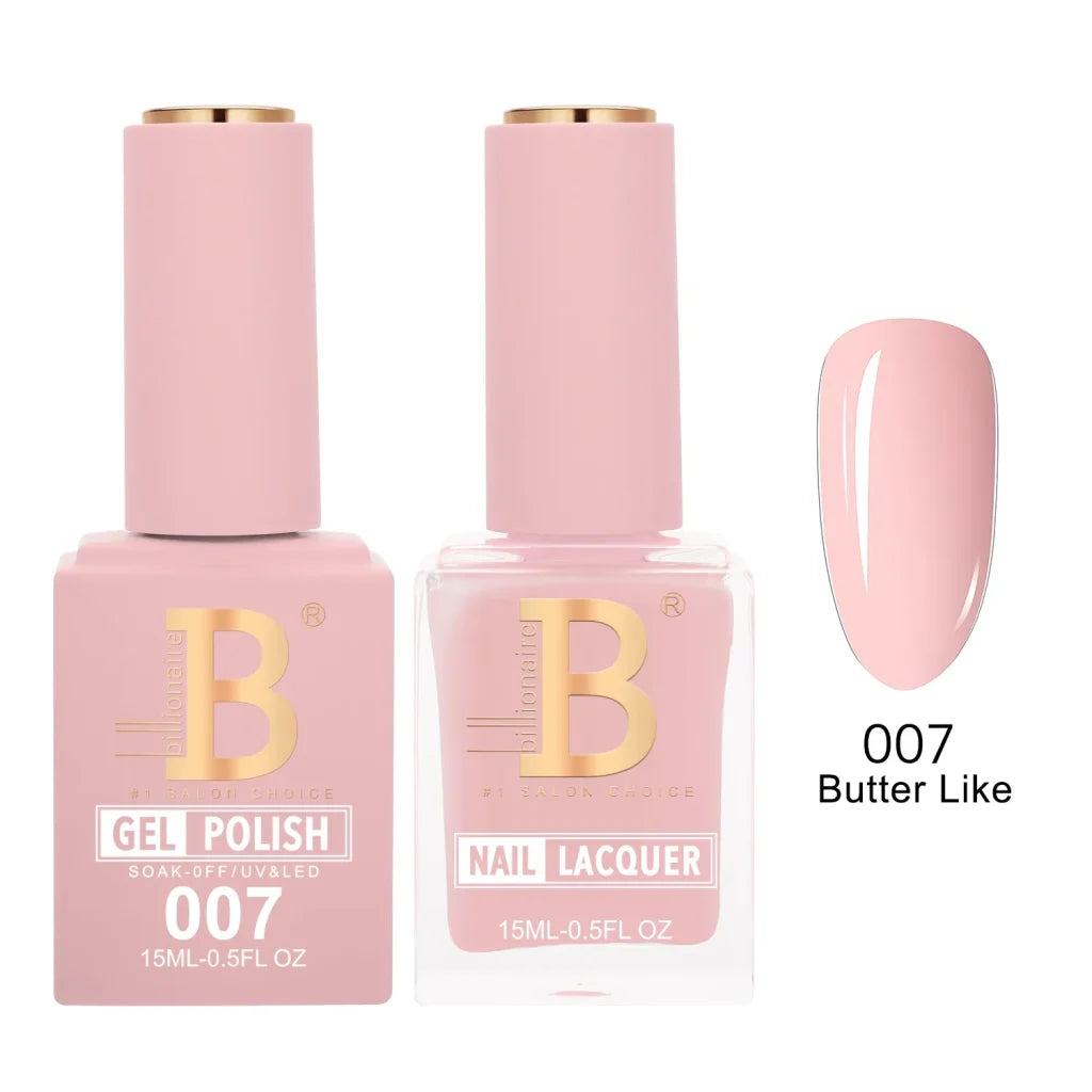 Matching Gel & Lacquer Nail Polish Duo Set - Multiple Colors