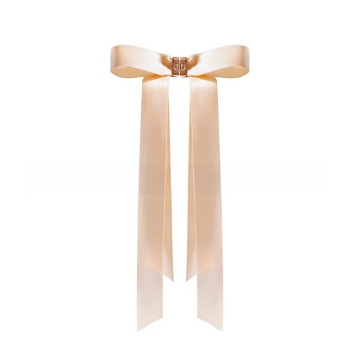 Metal bow magnetic hair clip