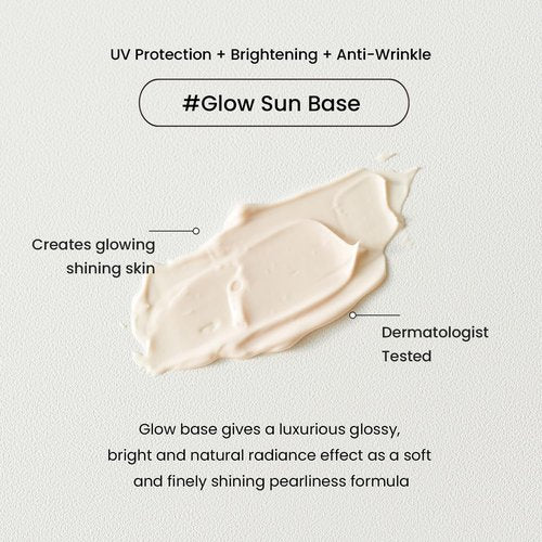 HEIMISH Artless Glow Base - Lightweight Makeup Primer & Highlighter | Hydrating SPF 50+ Sunscreen, 1.35fl.oz/40ml
