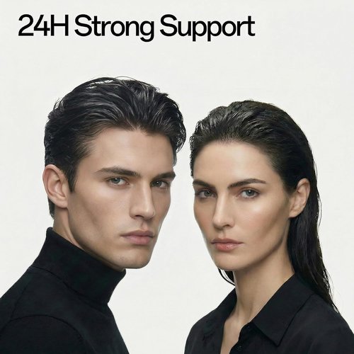 ApexFlow Hair Gel - Extra Strong Hold Pompadour Styling for Men & Women | Sandalwood Scent, Non-Flaking, Moisturizing