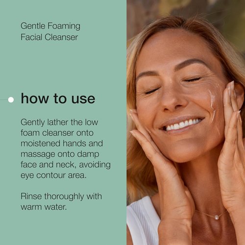 Natio Australia Foaming Facial Cleanser - Gentle Aromatherapy Face Wash with Aloe Vera, 3.5 oz