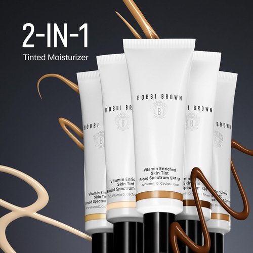 Bobbi Brown Vitamin Enriched Skin Tint SPF 15 - Hydrating Tinted Moisturizer with Vitamins B, C & E | 1.7 Fl Oz