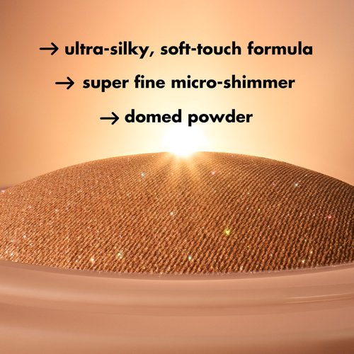 e.l.f. Halo Glow Silky Powder Highlighter, Long-Lasting Luminous Face Finish, Cake-Resistant With Micro-Shimmer, Vegan & Cruelty-Free, Blush Money