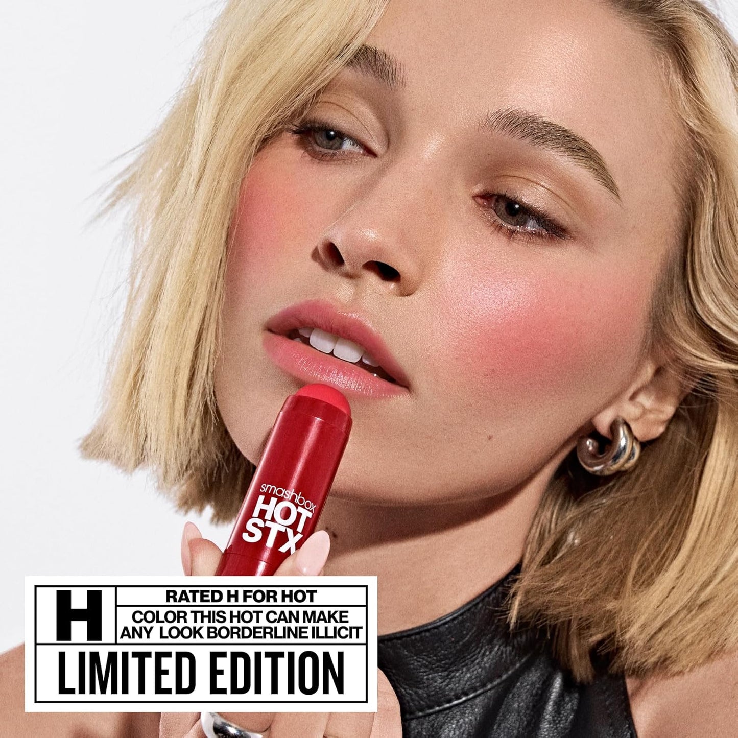 Smashbox Hot STX Blush Stick|Creamy, Blendable Blush Stick with High Pigment Color + Dew Finish