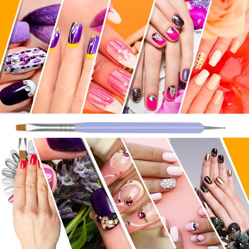 Glarks Rhinestone Gems Kit, 7300Pcs 18 Colors Rhinestones with Gems Adhesive Flat Back Gems Crystal Rhinestones with 12pcs Dotting Tools for Craft, Jewelry and Nail Art