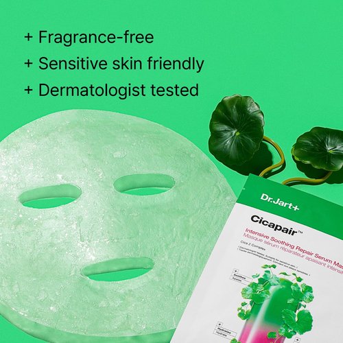 Dr.Jart+ Cicapair Face Mask - Soothing Serum for Sensitive Skin with Centella Asiatica | Korean Skin Care