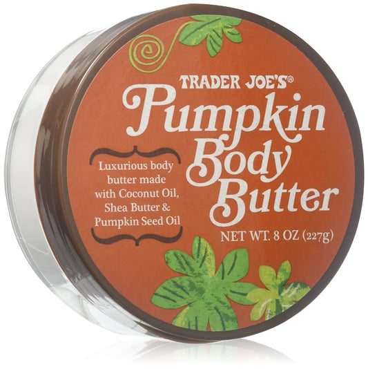 Trader Joe's Pumpkin Body Butter - Luxurious Hydrating Formula with Coconut Oil & Shea Butter - 8oz, 227g