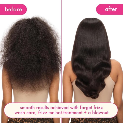 Amika Frizz-Me-Not Hydrating Anti-Frizz Treatment - Lightweight Spray for Medium to Thick Hair, Humidity & Heat Protection