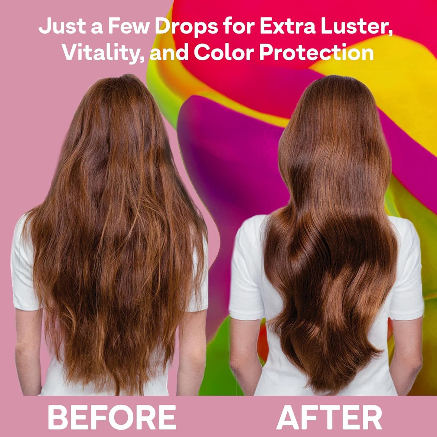Colorproof Smooth Drops - 1.86 Fl. Oz. Non-Greasy Anti-Frizz Hair Drops | Humidity-Resistant & Color Protecting, White Tea Scent