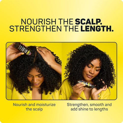 Marc Anthony Strengthening Hair Oil - Lightweight Hydrating Scalp Treatment for Curly Hair | Reduces Breakage & Frizz