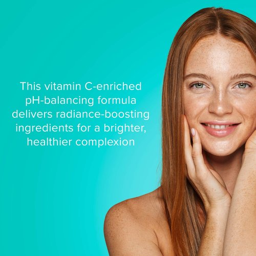 ClarityRx C-Results Vitamin C Facial Cleanser, Natural Plant-Based Brightening Face Wash with Lactic Acid
