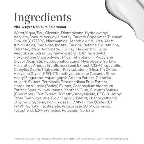 Murad Vita-C Eyes Dark Circle Corrector - Brightening Eye Serum with Gold-Stabilized Vitamin C & Cucumber - 0.5 Fl Oz