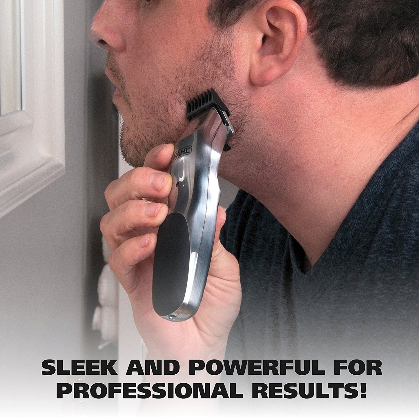 Wahl Groomsman Beard Trimmer - Corded & Cordless Rechargeable Grooming Kit for Men | Model 9918-6171V