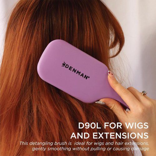 Denman D90L Tangle Tamer Ultra Brush - Effortless Detangling for All Hair Types | Lightweight Design