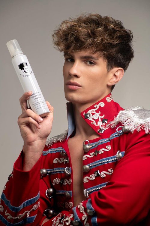 Avenue Man Argan Oil Mousse - Thickening & Volumizing Hair Foam for Men - Strong Hold & Frizz Control | 6.0 oz
