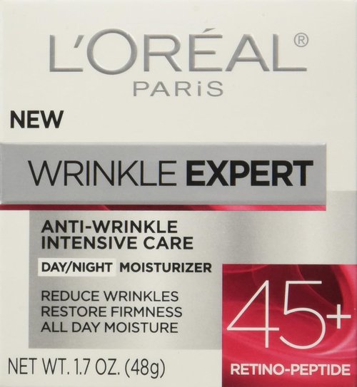 L'Oreal Paris Wrinkle Expert 45+ Anti-Aging Face Moisturizer - Non-Greasy Retino-Peptide Formula, 1.7 fl. Oz