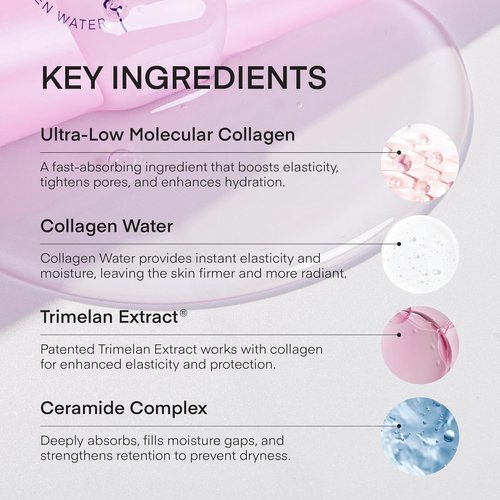 **TEREZ & HONOR Collagen Night Peel Off Mask - Hydrating Korean Face Mask for Elasticity & Glow | 3.4 FL OZ**