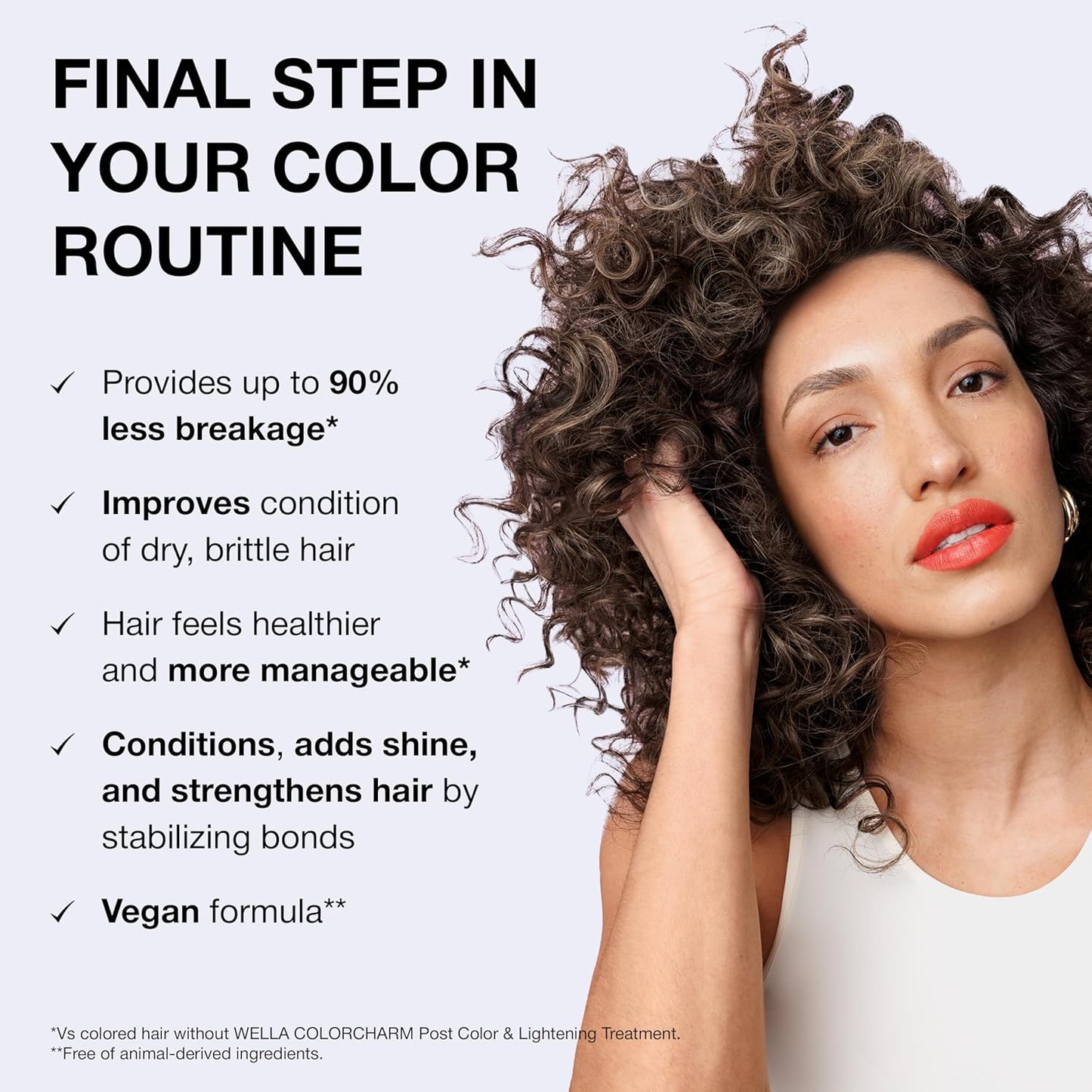 COLORCHARM Post Color & Lightening Treatment - Bond Building Formula for Shiny, Strong Hair | 1 Fl Oz Sachet