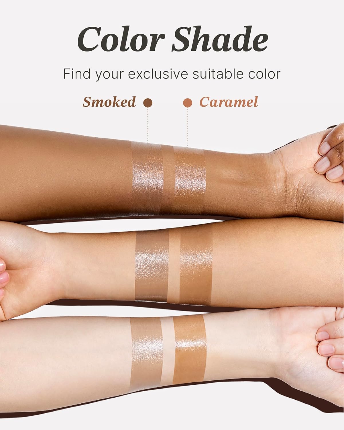 Glint Sheer Bronzer Stick - Creamy Buildable Formula for Natural Contour | Caramel, 0.24oz