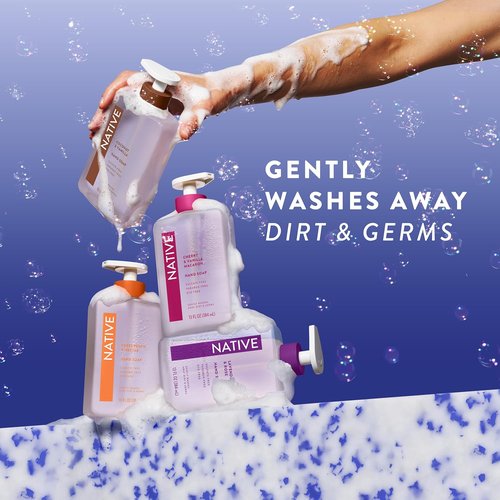 Native Liquid Hand Soap - Coconut & Vanilla Scent | Non-Drying Formula for Soft Hands - 13 oz Bottle