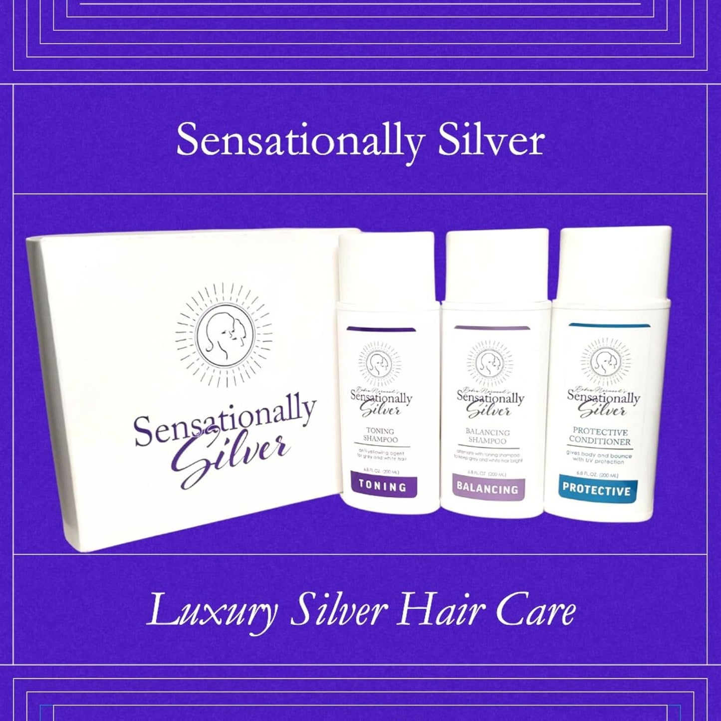 Skiennix Silver Shampoo - Toning Purple Shampoo for Gray & White Hair | Unisex Formula