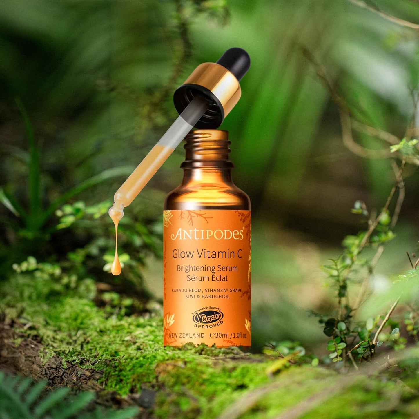 ANTIPODES Glow Ritual Vitamin C Serum - Brightening & Hydrating Formula | 30 ML