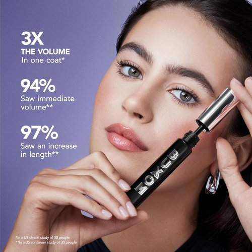 BUXOM Lash Volumizing Mascara - Up to 3X Volume & Lengthening - Cruelty-Free, Black
