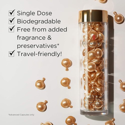 Elizabeth Arden Ceramide Skin Care Set - Advanced Capsules & Cleanser for Youthful Skin