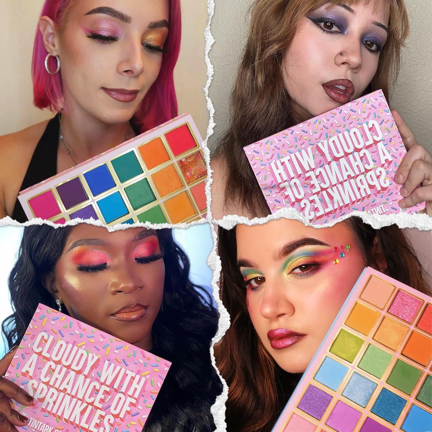 Tintark 30 Colors Eyeshadow Palette - Highly Pigmented Matte & Metallic Shades for Vibrant Eye Makeup