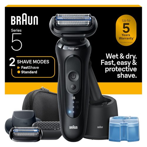Braun Electric Razor Series 5 - 4-in-1 Electric Shaver with Precision Trimmer & Extra Head | S5 5165ps