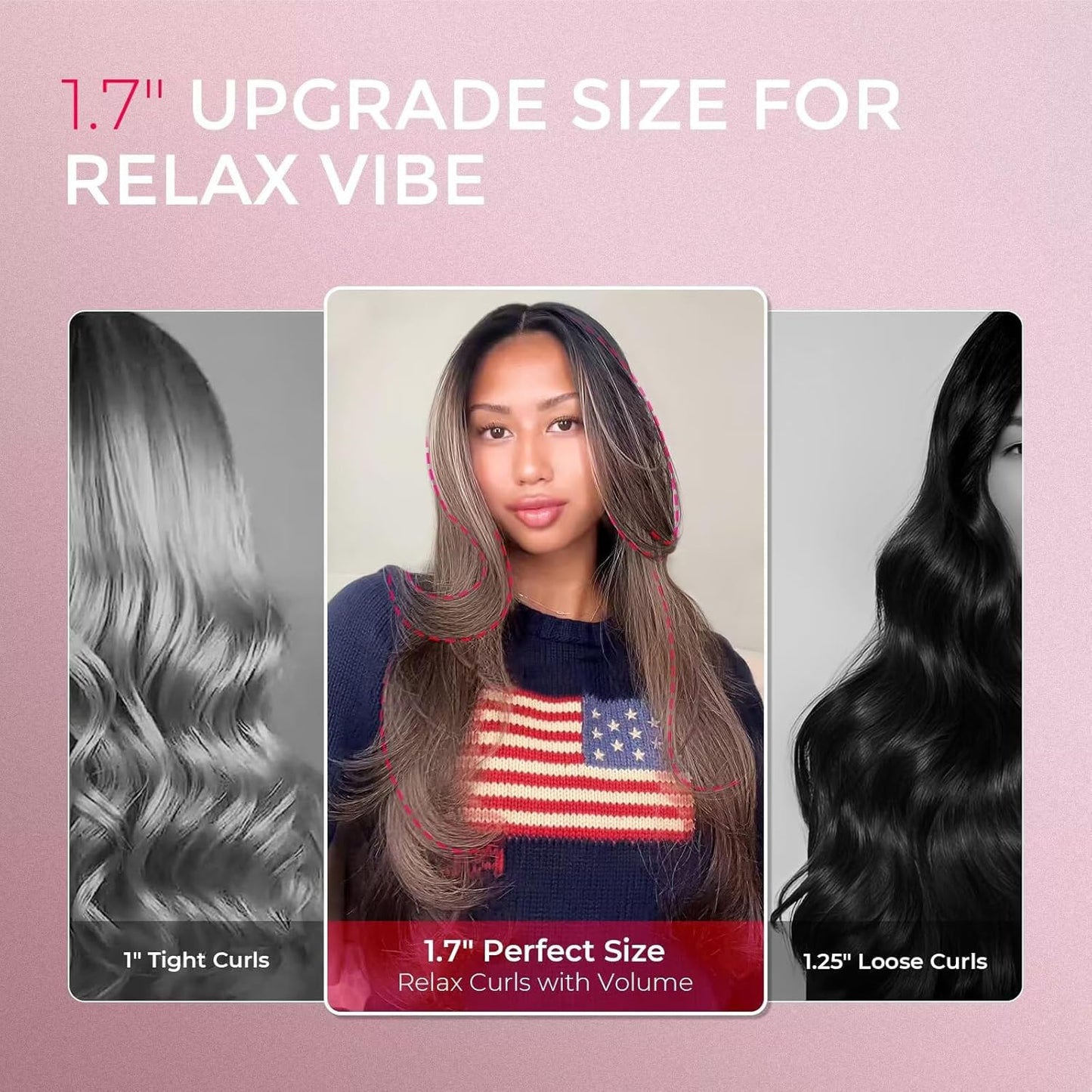 TYMO 2.0 Thermal Brush | STYLUX 1.7" Blowout Volumizer - 2-in-1 Heated Round Styler Tool in Gold