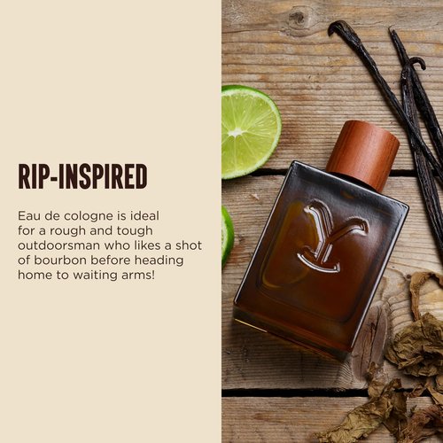 Tru Western Yellowstone Ride Men’s Handcrafted Cologne Spray for Men, Raw Bergamot, Smoked Whiskey, Charred Vanilla & Rough‑Cut Tobacco, 3.4 fl oz (100 ml)