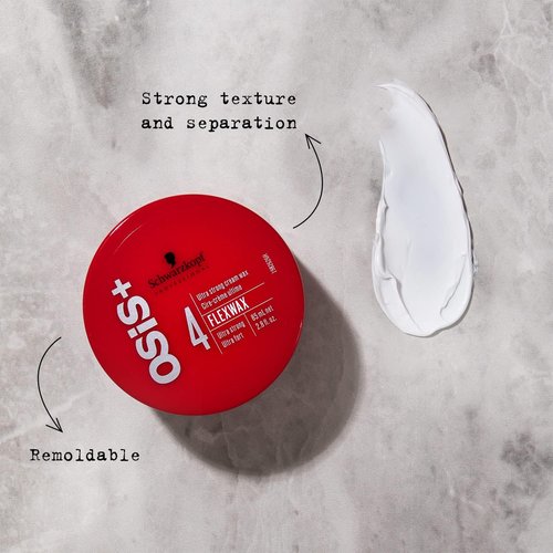 OSiS+ Dust It Mattifying Volume Powder & Flexwax Ultra Strong Hair Styling Cream Bundle - 0.35 oz & 2.8 oz