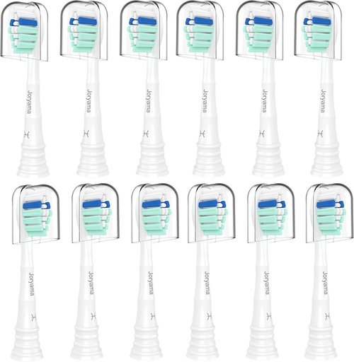 Philips Sonicare Replacement Toothbrush Heads - Compatible C2 C1 4100 | 12-Pack Electric Brush Heads