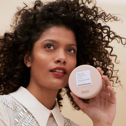 Alfaparf Milano Lisse Design Keratin Therapy Hair Mask - Deep Conditioning for Frizz Control & Moisture Retention | 6.7 oz