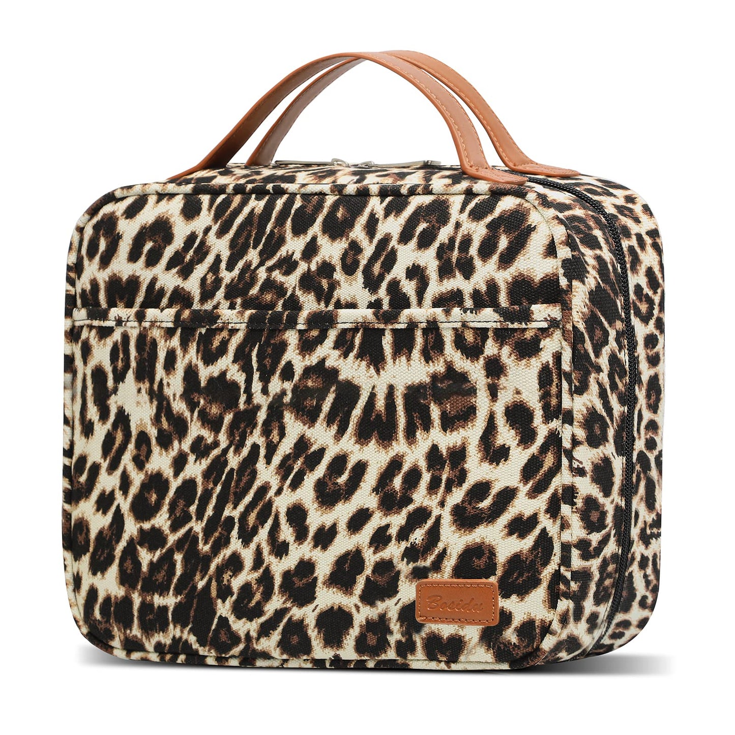 Bosidu Hanging Travel Toiletry Bag, Large Capacity Cosmetic Travel Toiletry Organizer for Women with 4 Compartments & 1 Sturdy Hook, Perfect for Daily Use/Valentines' Day