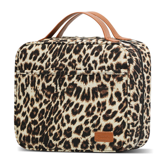 Bosidu Hanging Travel Toiletry Bag, Large Capacity Cosmetic Travel Toiletry Organizer for Women with 4 Compartments & 1 Sturdy Hook, Perfect for Daily Use/Valentines' Day