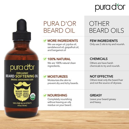 PURA D'OR ORGANIC Beard Oil