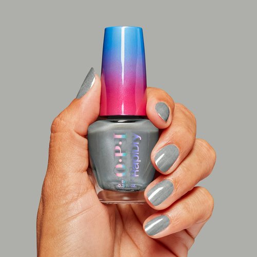 OPI RapiDry A Silver of a Sec | Opaque Bright Silver Metallic Quick Dry Nail Polish | Vegan, Smudge Proof, Fast Drying