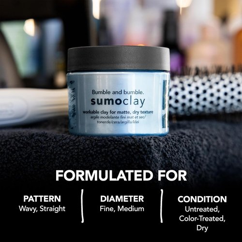 Bumble and bumble. Sumoclay Matte Texture Clay - Workable Texture & Moldable Hold | 1.5 Ounce