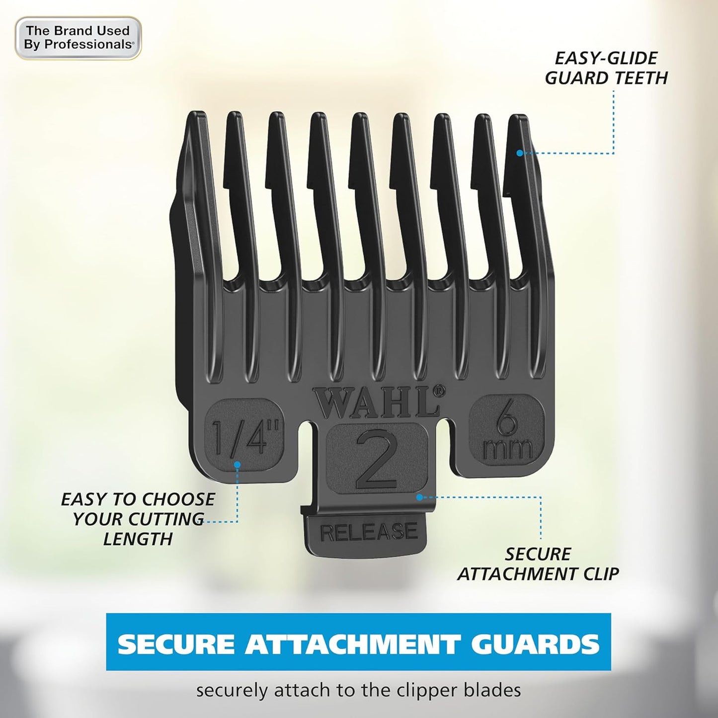 Wahl Clippers | Cordless Rechargeable Hair Clippers for Men with Precision Blades - Model 3028835