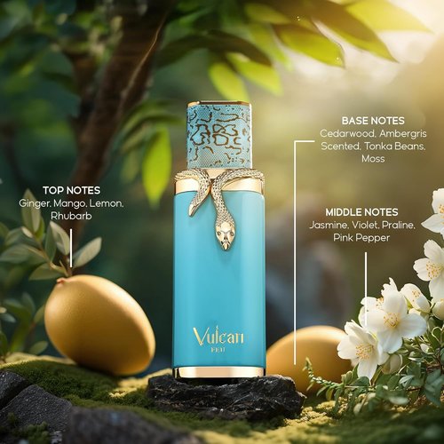 French Avenue Vulcan Feu Eau de Parfum - 100ml Long-Lasting Fragrance for Men