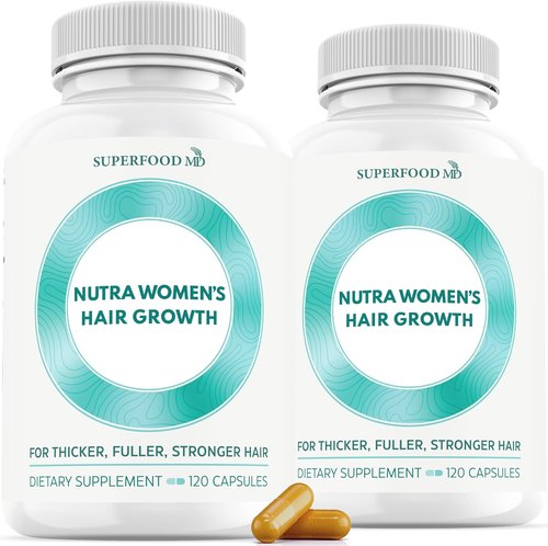 Regine Switzerland Women's Balance Hair Growth Supplements - Proven Formula for Thicker Hair | 2-Month Supply, Soy-Free, 26 Ingredients