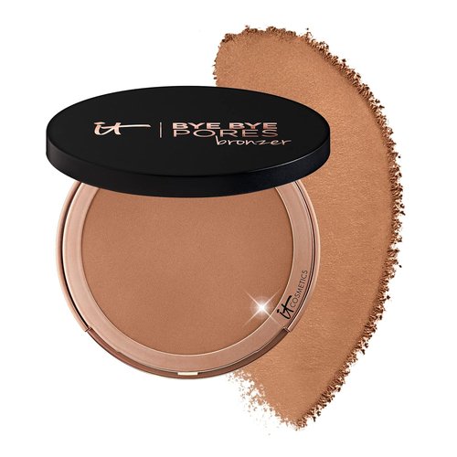 IT Cosmetics Bye Bye Pores Anti-Aging Bronzer - Diffuses Pores & Fine Lines for a Sun-Kissed Glow | 0.3 oz