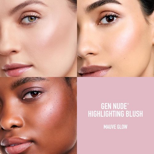 bareMinerals Gen Nude Blush & Highlighter - 2-in-1 Silky Face Makeup for All-Day Luminous Finish