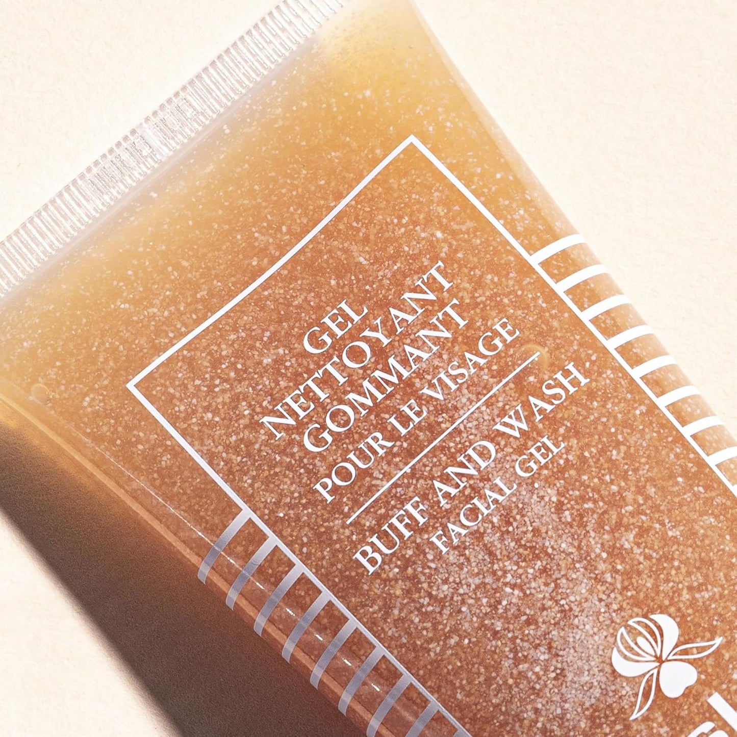 Sisley Paris Buff and Wash Facial Gel - Exfoliating Face Wash with Essential Oils - 100 mL for Soft, Luminous Skin